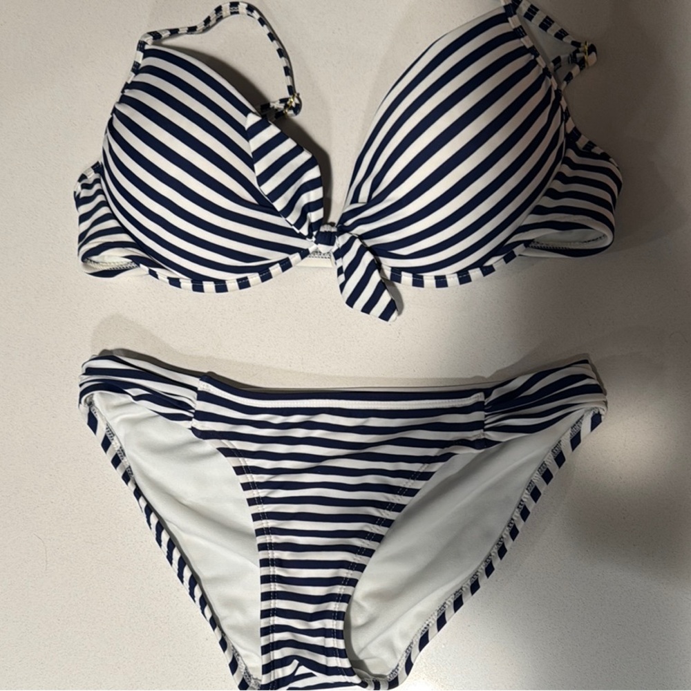 Striped Bikini Set
